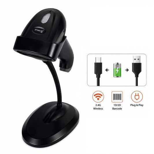60d 2d Wirless 2.4ghz Barcode Scanner With Stand