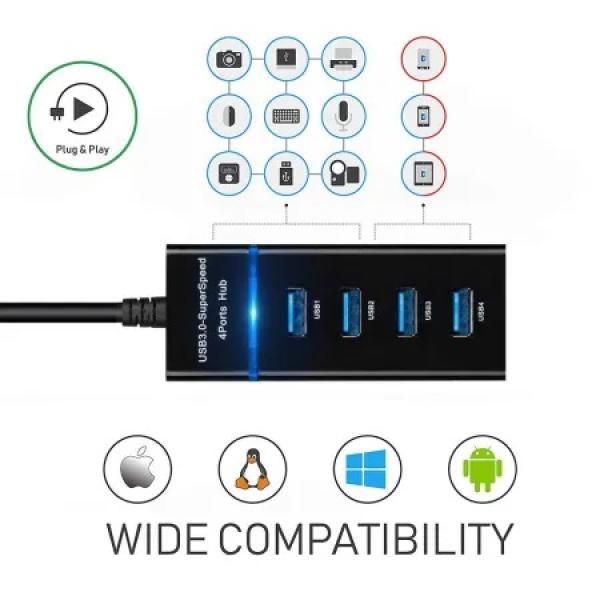 Usb Hub 3.0 4 Port 303