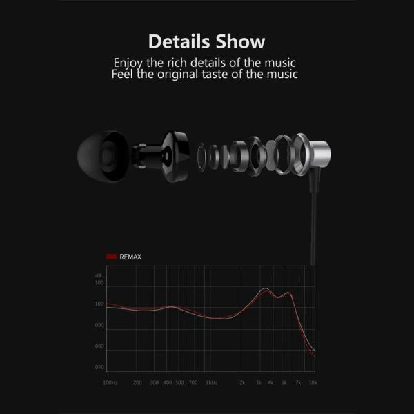 Remax Metal Stereo Music Handfree Rm 512