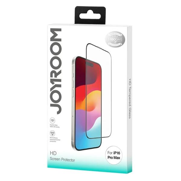 Joyroom JR-MLG0279 Tempered Glass Screen Protector For IP16 Pro Max (hd+dustproof)