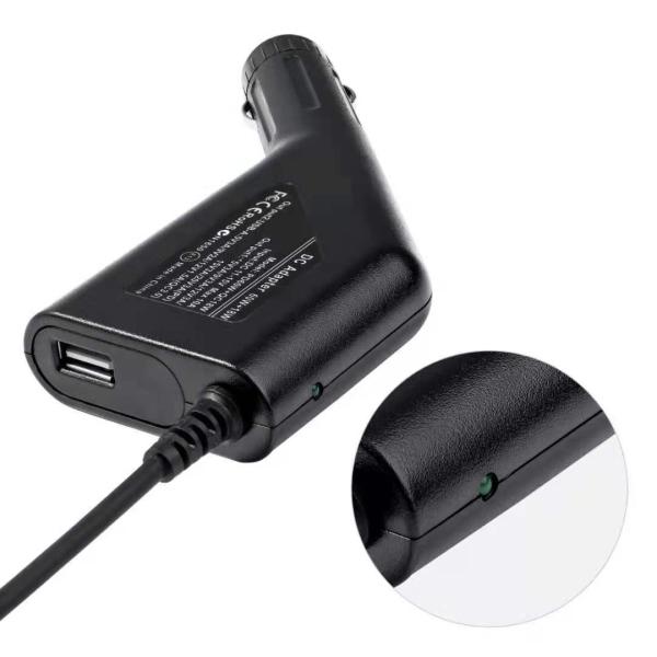 65W USB-C Universal Laptop Dc Car Charger With USB Port