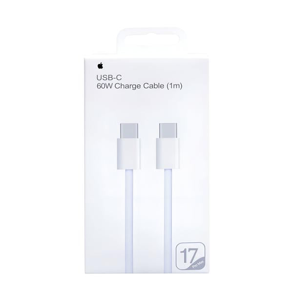 Iphone 17 Pro Max 60W Type C To C PD Fast Charging Nylon Cable (1m)