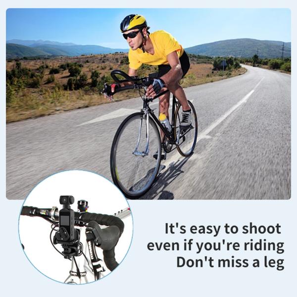 K1 Pocket 5K HD WiFi Handheld 270° Rotatable Sports & Vlogging Action Camera