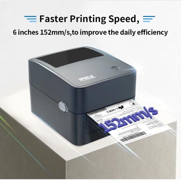 SP-700U 4 Inch Thermal Receipt And Label Printer With USB Interfac,152mm/s Printing Speed Black Colour
