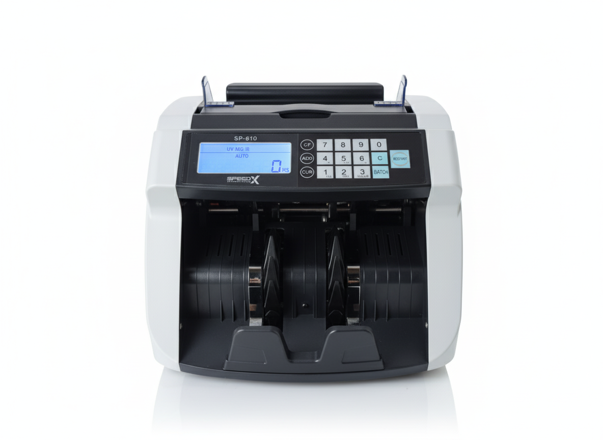 Hypermartz™ SP-610 Cash Counting Machine with Fake Note Detection