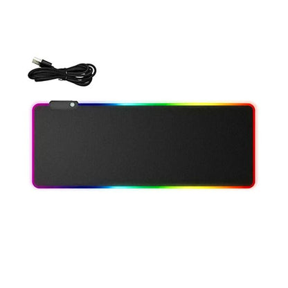 Rgb Gaming Mouse Pad Large (800×300×4mm) Led Mousepad With Non-slip