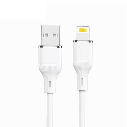 Logilink USB To Lightning Silicone Fast Charging Data Cable 1m (1 Year Warranty) White