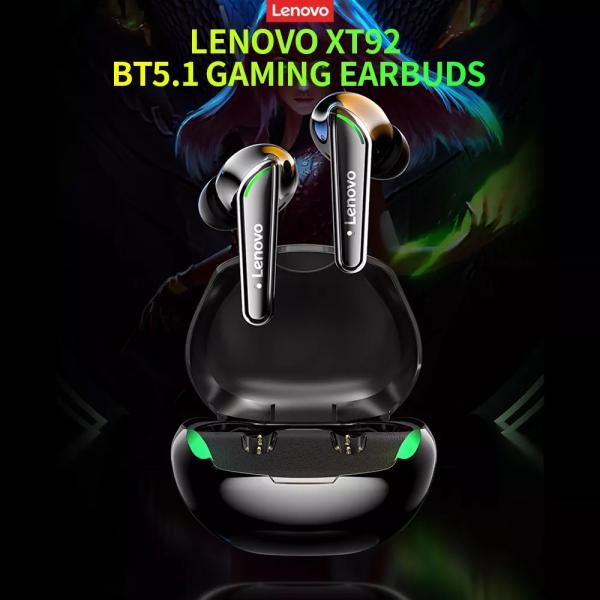 Lenovo Xt92 Wireless Bt5.1 Gaming Earbuds In-ear Headphones With 10mm
