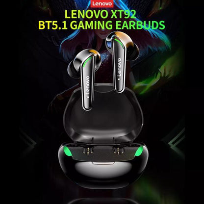 Lenovo Xt92 Wireless Bt5.1 Gaming Earbuds In-ear Headphones With 10mm