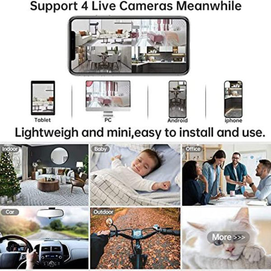 New A9 1080p Hd 2mp Wifi Mini Camera With Pix-link Cam App