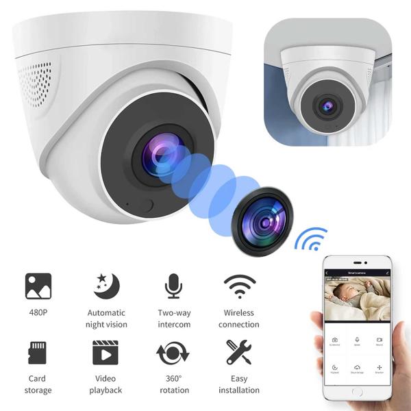 Hb45 2mp Infrared Night Vision 1080p Two Way Smart Home Wireless Camer