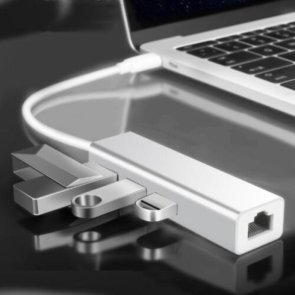 Type C 3.1 To Lan And Usb Hub