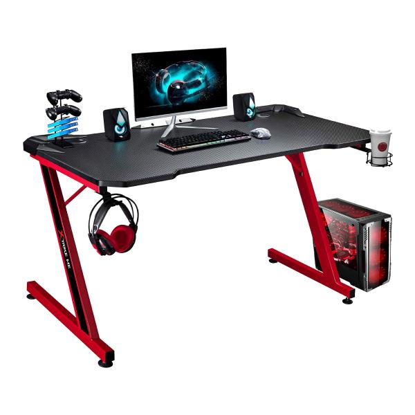Xtrike Me Dk-02 Ergonomic Computer Desk With Headphone Hook And Cup Ho