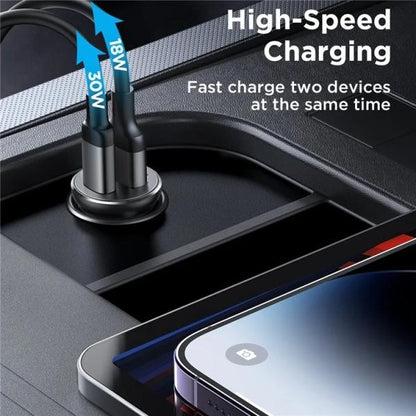 Joyroom CCN05 Mini 30W USB + Type-C Fast Charging (pd+qc3.0) Car Charger