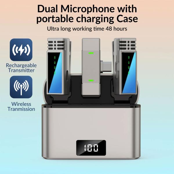 Jmary MW-15 2.4g Wireless Microphone For Mobile Type C