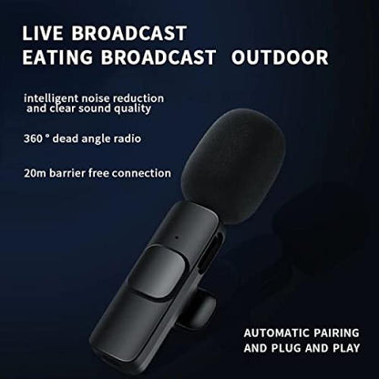 K9 Collar Wireless Microphone Iphone/android & Type C Supported Wirele