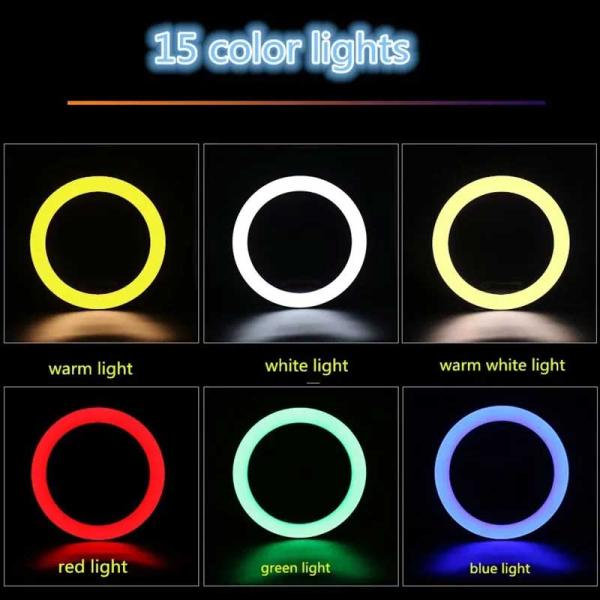 26cm Mj26 10.2 Rgb Led Soft Ring Light