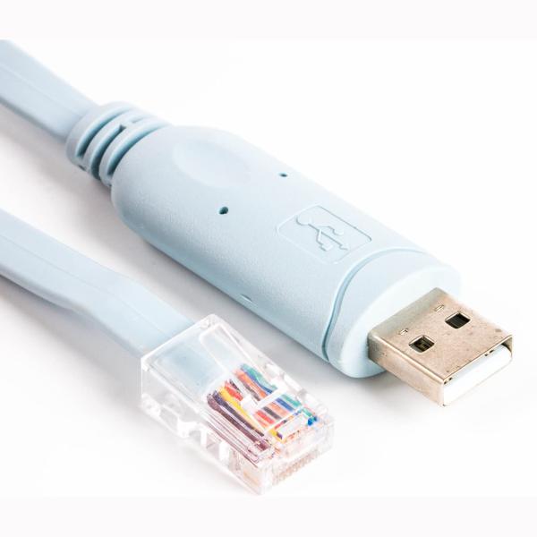 RS232 Ftdi Chip USB To RJ45 USB Console Cable 1.8m