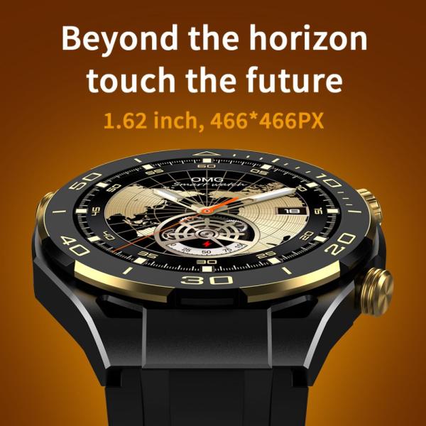 Js Ultimate2 1.53 Inch Bt Call Smart Watch Rdfit App With 2 Straps (si