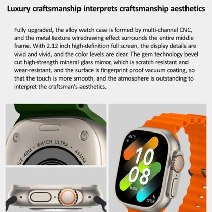 Hk8 Pro Max 2.12 Inch Amoled Screen Smart Watch Ultra 49mm Men Series