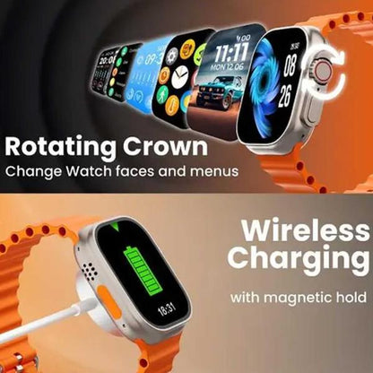 S8 Ultra Max Series 8 Smart Watch Ultra Ai Voice Watch 2.08 Inch Bluet