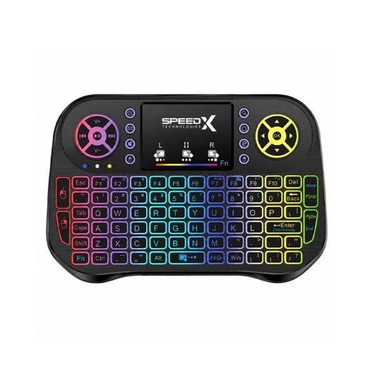 Speedx I10 Mini Wireless+bluetooth Touchpad 7 Color Backlit Light 2.4g