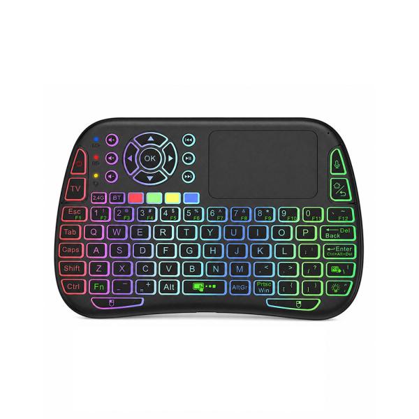 M9 Bluetooth Mini Wireless Keyboard 7 Backlit 2.4g Air Mouse Remote To