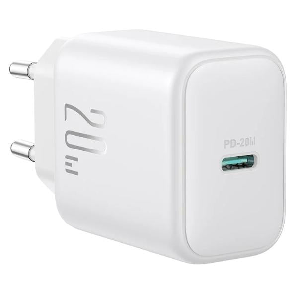 Joyroom JR-TCF20 EU Plug PD 20W Type-C Fast Charger White