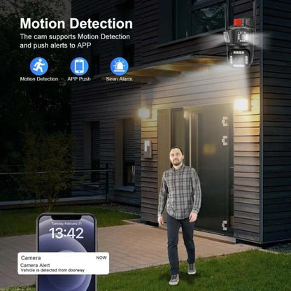 Speed-x (spz-803) 3 Camera Lens Wifi Outdoor 6mp Color Night Vision Wi