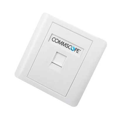Commscope 1 Port CAT6 Face Plate Netwotking Socket