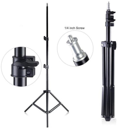 210cm Selfie Ring Light Portable Tripod Stand Fit For Live Photo Studio
