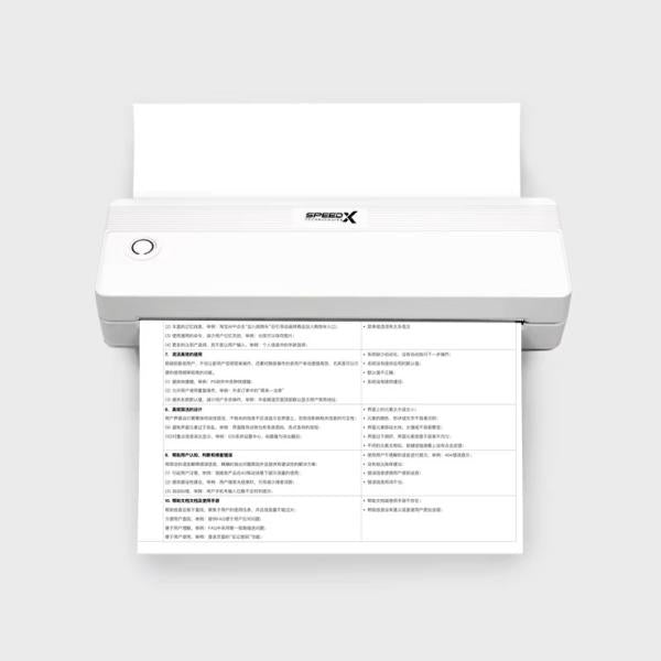 SP-A42 (bt+wifi) A4 Portable Inkless Thrmal Prnter 10mm/s