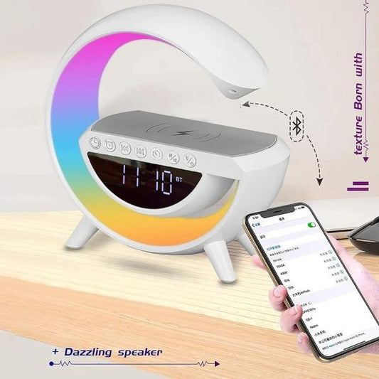 Bt3401 Led Wireless Phone Charger Bluetooth Speaker