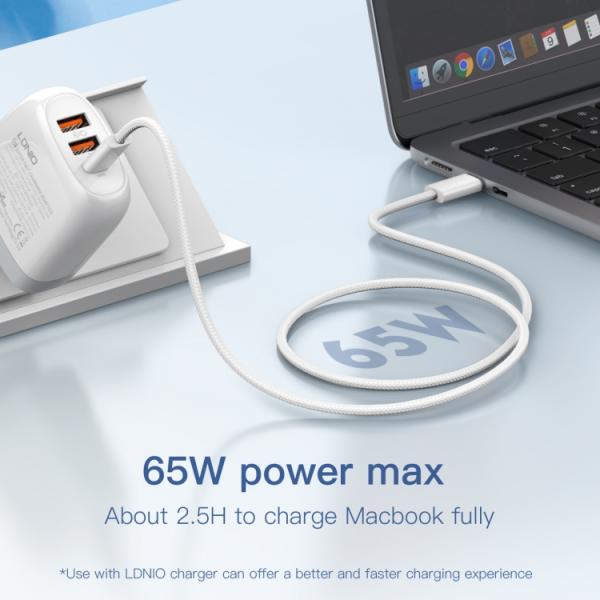 Ldnio LC901C 65W PD 3.2 Type-C To C Fast Charging Data Cable