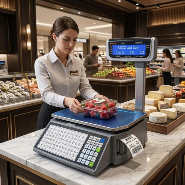 RLS1100C Digital WiFi Barcode Label Printing Scale