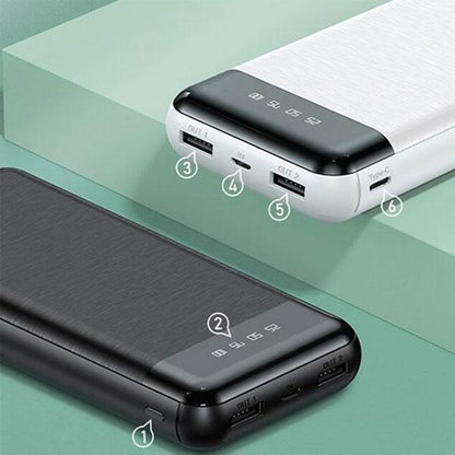 Remax Wk Power Bank 20000mah Wp-163 Black