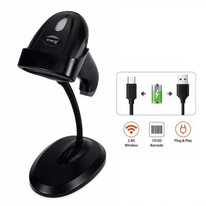 60d 2d Wirless 2.4ghz Barcode Scanner With Stand