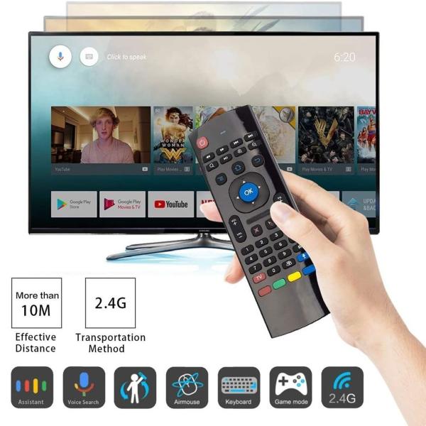 MX3 Air Mouse Voice Remote Control 2.4g For Smart TV