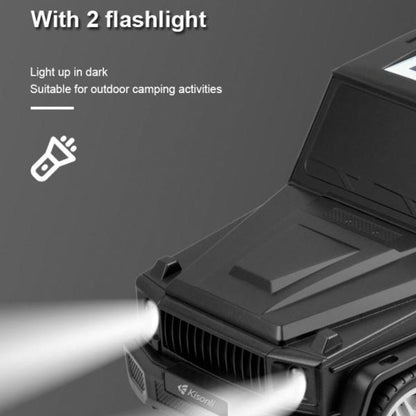 Kisonli B2 10W Solor Charging Fm Modern Car Wireless Portable Bluetooth Speaker