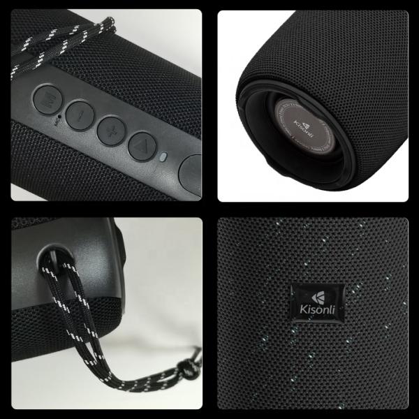 Kisonli Q22 Plus 16W Bt/fm/usb/tf/aux/tws Waterproof Portable Speaker