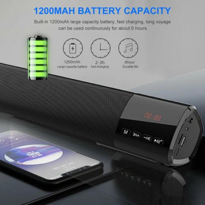 Kisonli Wireless Bluetooth Clock Speaker Led-800