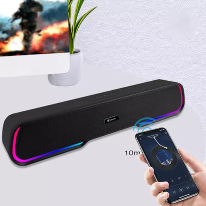 Kisonli LED-913 Sound Bar Bluetooth Gaming Colorful Light Speaker With RGB Light