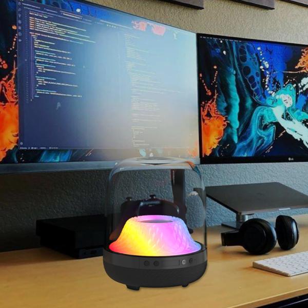 LP92 Bt LED Glass Transparent Magic Color Speaker