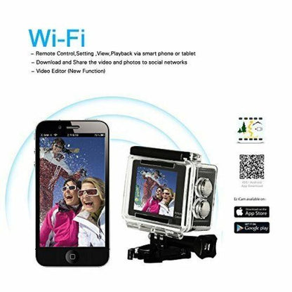 D800 Action Sports Camera Wifi 4k With Full Accessories