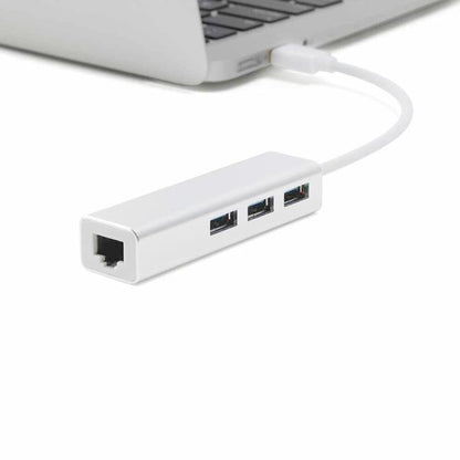 Type C 3.1 To Lan And Usb Hub