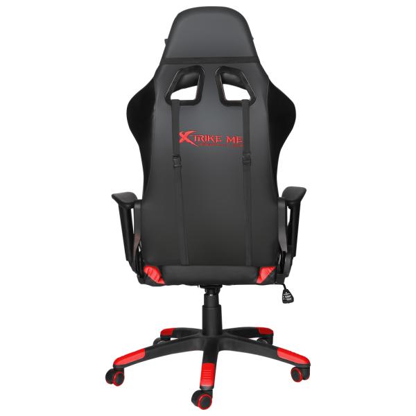 Xtrike Me GC-905 Bk Ergonomic Adjustable Gaming Chair Caster Wheels Red