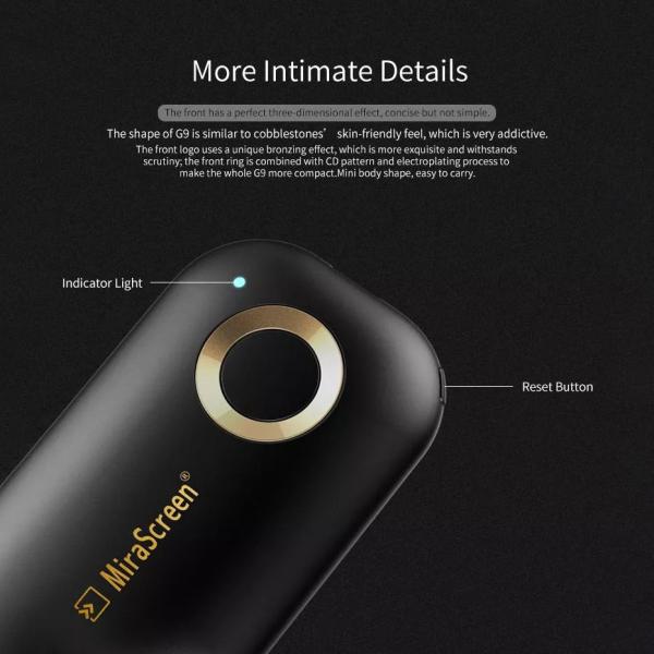 Mirascreen G9 Plus 2.4g 5g 1080p/4k Wireless Hdmi Wifi Dongle Mirror S