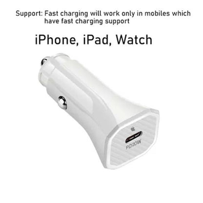Iphone Car Charger USB-C 20W