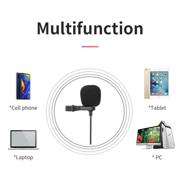 Jmary MC-R1 3.5mm Professional Lavalier Microphone