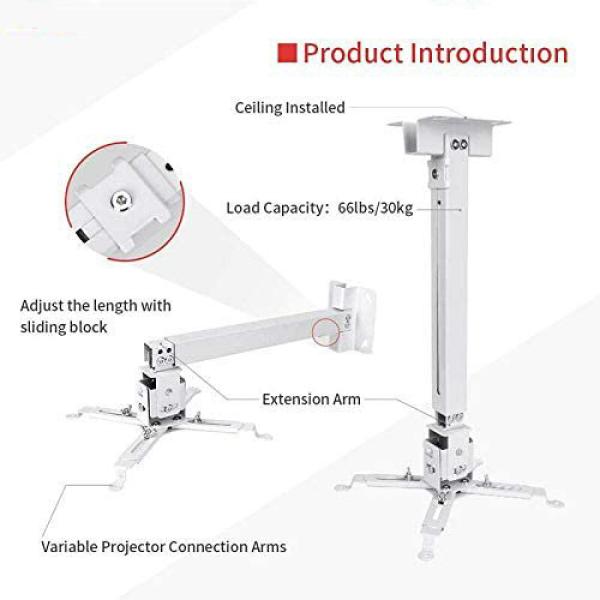 Projector Ceiling Mount Kit Heavy Gauge (square Type) Stand 4feet 1.2m